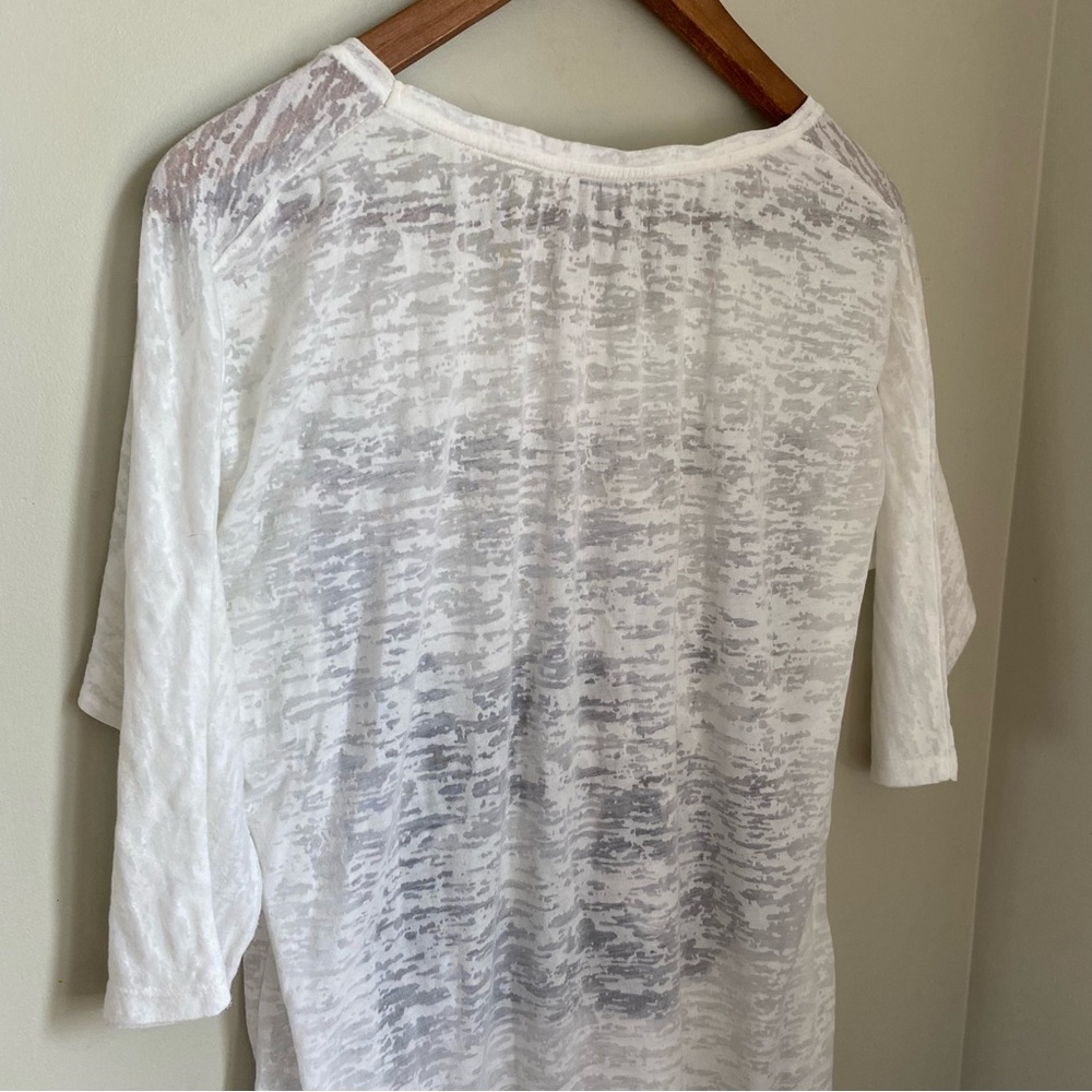 Faith Connexion The Velvet Underground Rhinestone Bling T Shirt Size Large Sheer - Picture 6 of 11